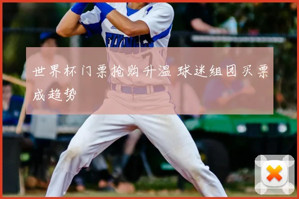 世界杯门票抢购升温 球迷组团买票成趋势