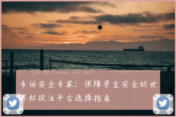 专访安全专家：保障资金安全的世界杯投注平台选择指南