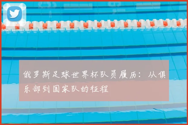 俄罗斯足球世界杯队员履历：从俱乐部到国家队的征程